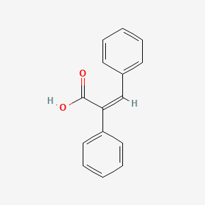 molecular formula C15H12O2 B7760635 (Z)-alpha-Phenylcinnamic acid CAS No. 52125-65-2
