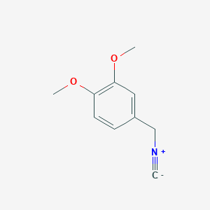 molecular formula C10H11NO2 B7760649 4-(Isocyanomethyl)-1,2-dimethoxybenzene CAS No. 147492-95-3