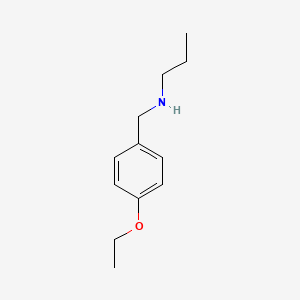 molecular formula C12H19NO B7760668 N-(4-ethoxybenzyl)propan-1-amine 