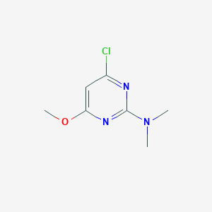 4-chloro-6-methoxy-N,N-dimethylpyrimidin-2-amine