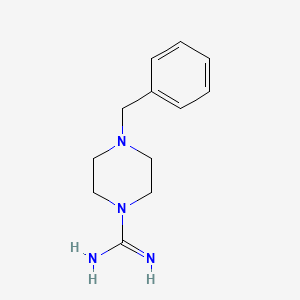 molecular formula C12H18N4 B7760742 4-苄基哌嗪-1-甲酰胺基二胺 CAS No. 105735-38-4