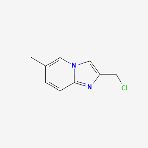 molecular formula C9H9ClN2 B7760810 2-(Chloromethyl)-6-methylimidazo[1,2-a]pyridine 
