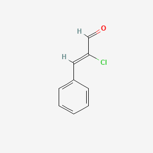 molecular formula C9H7ClO B7760831 alpha-Chlorocinnamaldehyde CAS No. 33603-89-3
