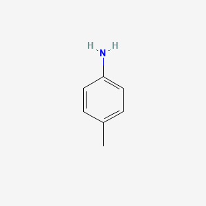 molecular formula C7H9N<br>C7H9N<br>C6H4CH3NH2 B7760932 p-Toluidine CAS No. 26915-12-8