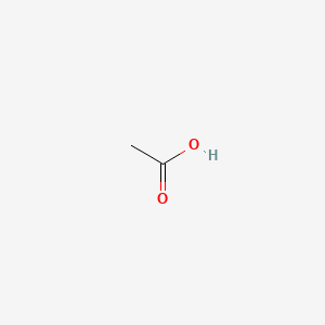 molecular formula C2H4O2<br>C2H4O2<br>CH3COOH<br>CH3COOH B7760952 Acetic Acid CAS No. 463-83-2