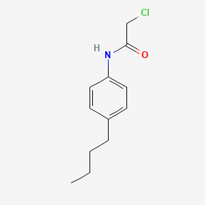 molecular formula C12H16ClNO B7760982 N-(4-丁基苯基)-2-氯乙酰胺 CAS No. 6350-92-1