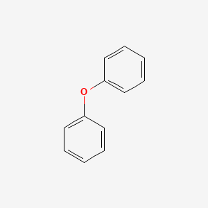 molecular formula C12H10O<br>C12H10O<br>C6H5OC6H5<br>(C6H5)2O B7761001 Diphenyl ether CAS No. 32576-61-7