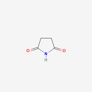 molecular formula C4H5NO2 B7761013 琥珀酰亚胺 CAS No. 584-43-0