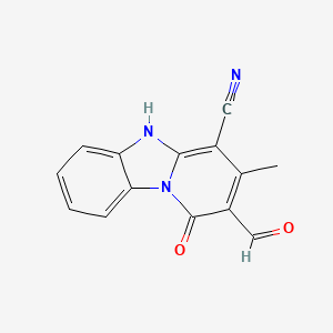 molecular formula C14H9N3O2 B7761024 CID 606971 