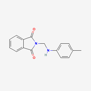molecular formula C16H14N2O2 B7761082 2-(4-Toluidinomethyl)-1H-isoindole-1,3(2H)-dione CAS No. 30818-66-7