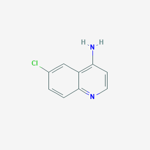 molecular formula C9H7ClN2 B7761084 6-氯喹啉-4-胺 CAS No. 103028-97-3