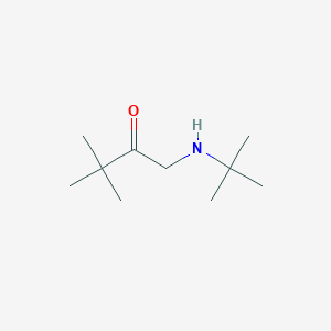 molecular formula C10H21NO B7761169 2-Butanone, 1-[(1,1-dimethylethyl)amino]-3,3-dimethyl- CAS No. 59288-28-7