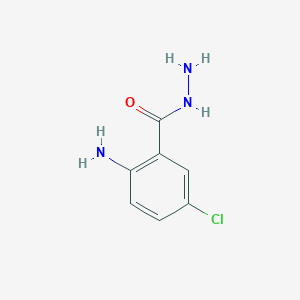 molecular formula C7H8ClN3O B7761222 2-氨基-5-氯苯甲酰肼 