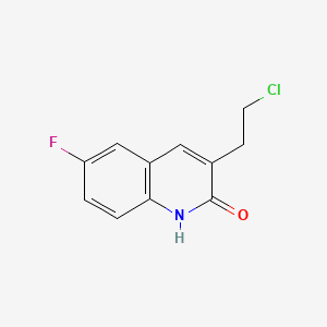 3-(2-chloroethyl)-6-fluoro-2(1H)-quinolinone