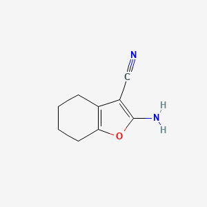molecular formula C9H10N2O B7761434 2-Amino-4,5,6,7-tetrahydrobenzofuran-3-carbonitrile CAS No. 5117-89-5