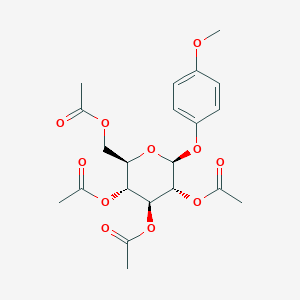 B077616 4-Methoxyphenyl 2,3,4,6-Tetra-O-acetyl-beta-D-glucopyanoside CAS No. 14581-81-8