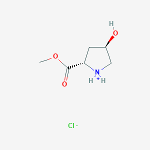 (2s,4r)-4-Hydroxy-2-(methoxycarbonyl)pyrrolidin-1-ium chloride