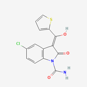 molecular formula C14H9ClN2O3S B7761655 CID 54683953 