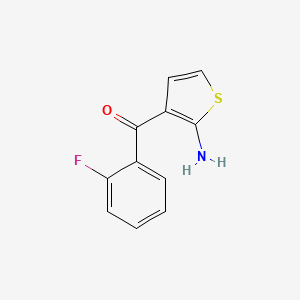 (2-Aminothiophen-3-YL)(2-fluorophenyl)methanone