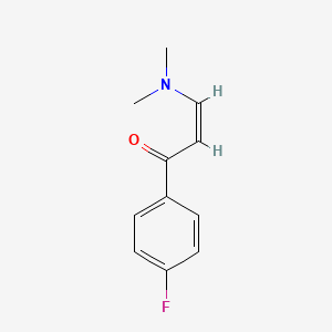 molecular formula C11H12FNO B7761758 (2Z)-3-(dimethylamino)-1-(4-fluorophenyl)prop-2-en-1-one 
