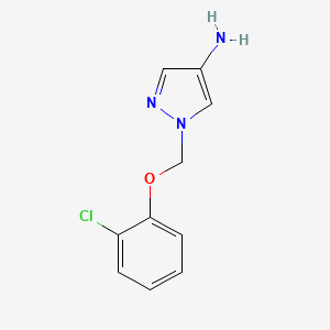 1-[(2-chlorophenoxy)methyl]-1H-pyrazol-4-amine