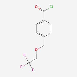 4-[(2,2,2-Trifluoroethoxy)methyl]benzoyl chloride