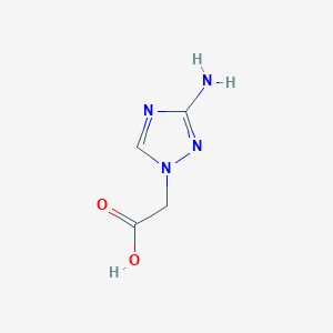 molecular formula C4H6N4O2 B7761973 (3-amino-1H-1,2,4-triazol-1-yl)acetic acid CAS No. 869941-57-1