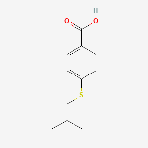 molecular formula C11H14O2S B7762041 4-(Isobutylthio)benzoic acid 