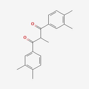 molecular formula C20H22O2 B7762061 1,3-Bis(3,4-dimethylphenyl)-2-methylpropane-1,3-dione CAS No. 937602-20-5