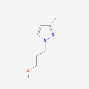 molecular formula C7H12N2O B7762063 3-(3-methyl-1H-pyrazol-1-yl)propan-1-ol CAS No. 1006334-09-3