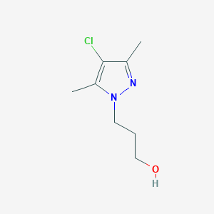 3-(4-chloro-3,5-dimethyl-1H-pyrazol-1-yl)propan-1-ol