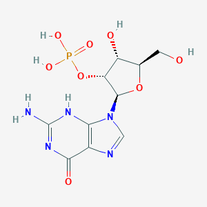 molecular formula C10H14N5O8P B077621 Guanosine-2'-monophosphate CAS No. 12222-03-6