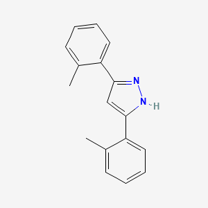 molecular formula C17H16N2 B7762131 3,5-bis(2-methylphenyl)-1H-pyrazole 