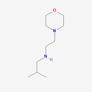 molecular formula C10H22N2O B7762139 2-methyl-N-(2-morpholinoethyl)propan-1-amine 
