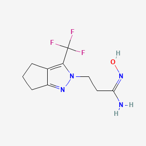 molecular formula C10H13F3N4O B7762273 CID 19614726 