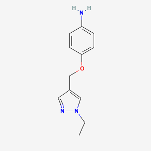 4-((1-Ethyl-1H-pyrazol-4-yl)methoxy)aniline