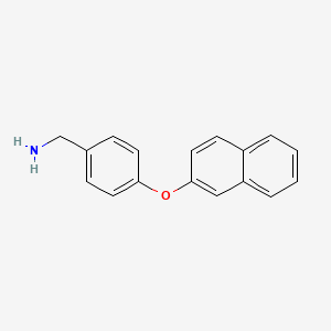 molecular formula C17H15NO B7762349 4-(2-Naphthyloxy)benzylamine CAS No. 937599-01-4