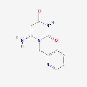 6-amino-1-(pyridin-2-ylmethyl)pyrimidine-2,4(1H,3H)-dione