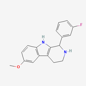 1-(3-fluorophenyl)-6-methoxy-2,3,4,9-tetrahydro-1H-pyrido[3,4-b]indole