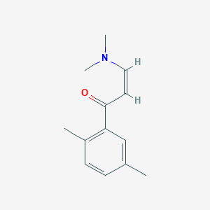 molecular formula C13H17NO B7762529 (2Z)-3-(dimethylamino)-1-(2,5-dimethylphenyl)prop-2-en-1-one 