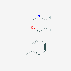 (2Z)-3-(dimethylamino)-1-(3,4-dimethylphenyl)prop-2-en-1-one