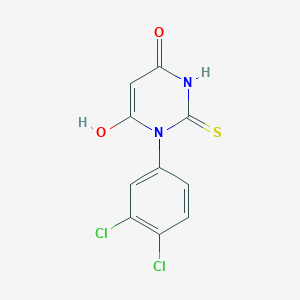 1-(3,4-dichlorophenyl)-6-hydroxy-2-thioxo-2,3-dihydropyrimidin-4(1H)-one