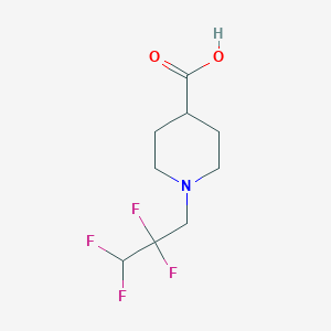 1-(2,2,3,3-Tetrafluoropropyl)piperidine-4-carboxylic acid