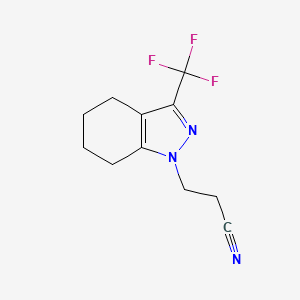 3-(3-(Trifluoromethyl)-4,5,6,7-tetrahydro-1H-indazol-1-yl)propanenitrile