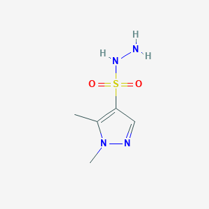 molecular formula C5H10N4O2S B7762755 1,5-dimethyl-1H-pyrazole-4-sulfonohydrazide CAS No. 1006328-52-4