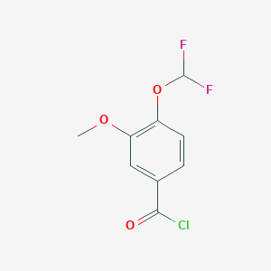 4-(Difluoromethoxy)-3-methoxybenzoyl chloride