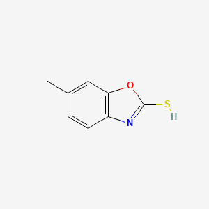 molecular formula C8H7NOS B7762802 6-methyl-1,3-benzoxazole-2-thiol 