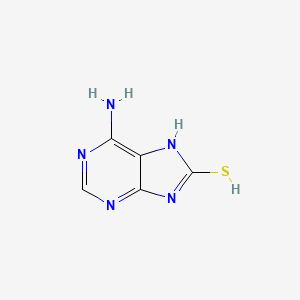 molecular formula C5H5N5S B7762814 6-amino-7H-purine-8-thiol 