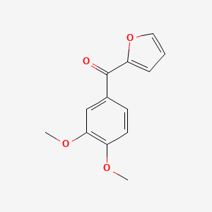 molecular formula C13H12O4 B7762896 2-(3,4-Dimethoxybenzoyl)furan 