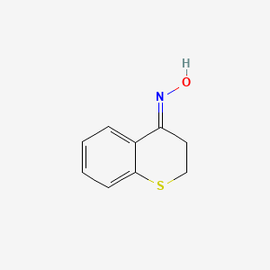 molecular formula C9H9NOS B7762904 Thiochroman-4-one oxime 